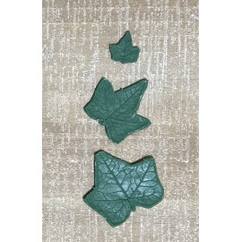 Ivy Rubber Leaf Form (Set of 3)